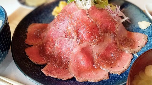 ローストビーフ定食