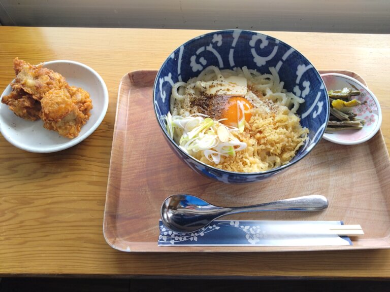 絶品!釜玉バターうどん