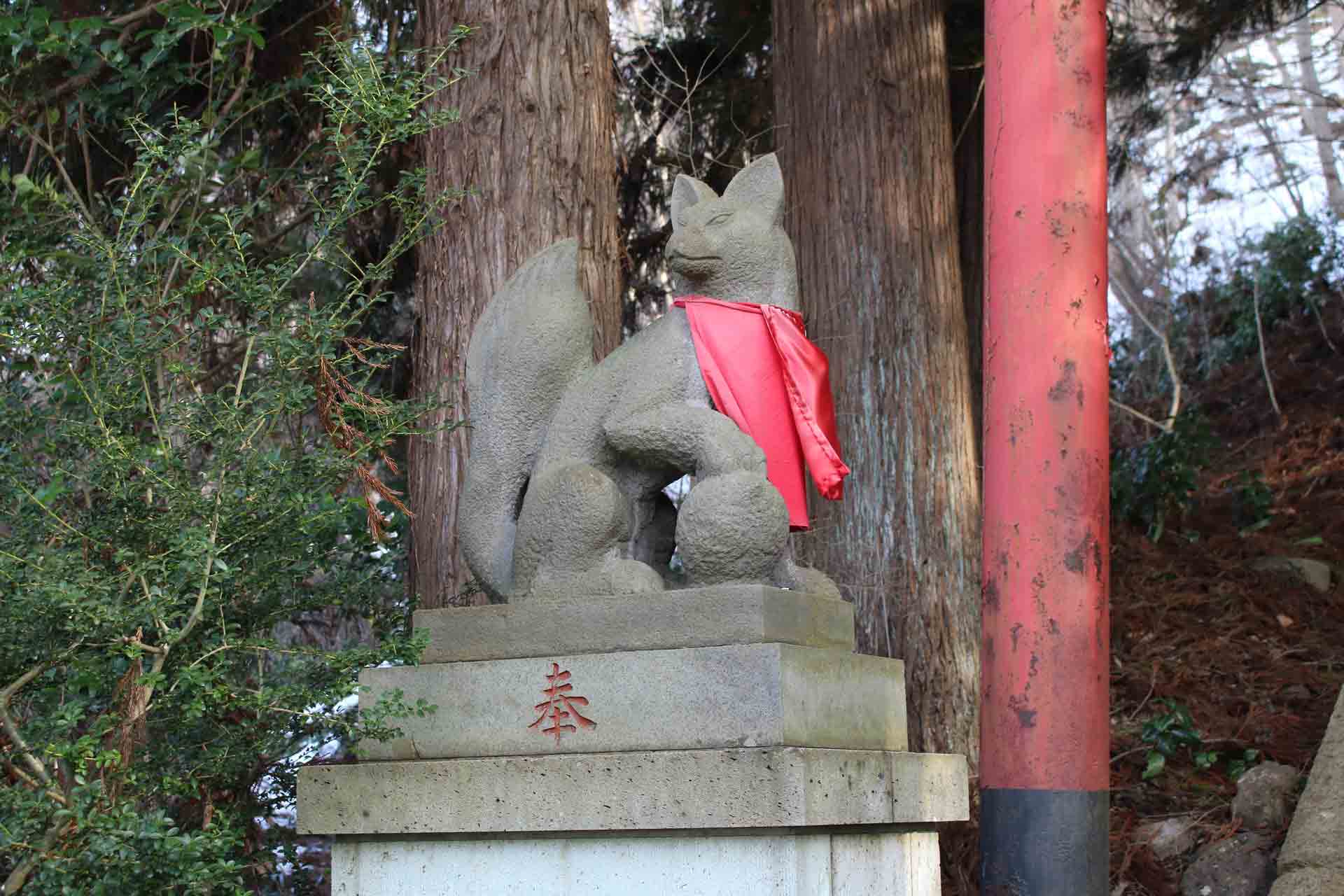 鳥居の狛犬