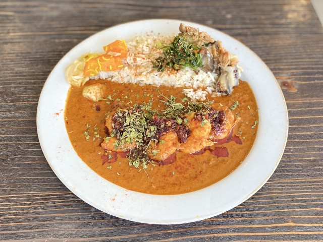 えびとココナッツのエスニックカレー