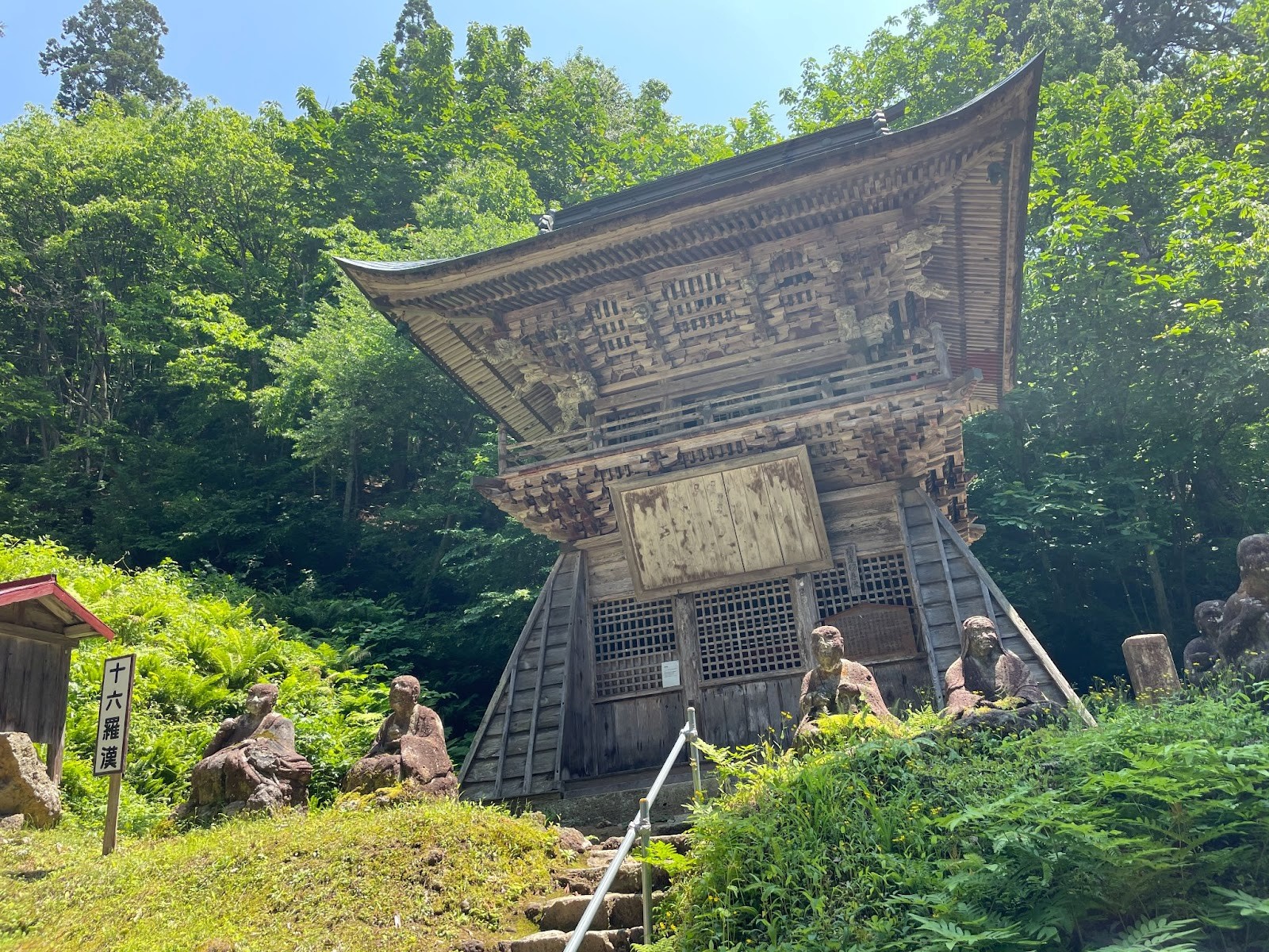 亀岡文珠_十六羅漢