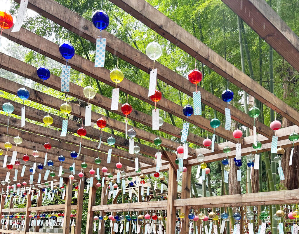 南陽市熊野大社の風鈴