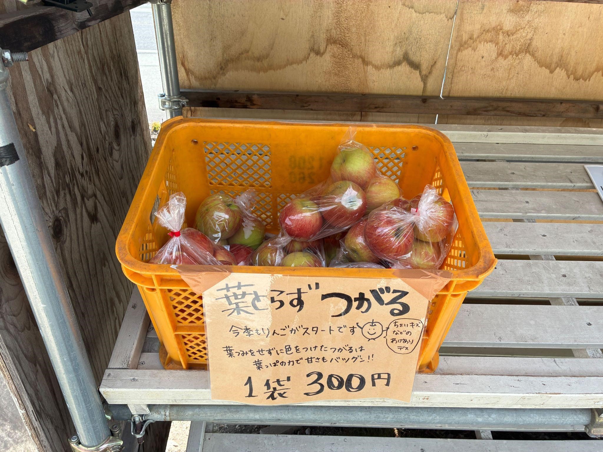 秋葉亭_無人直売所りんご