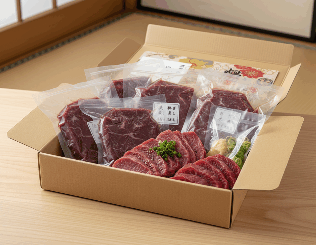 馬肉の詰合せイメージ