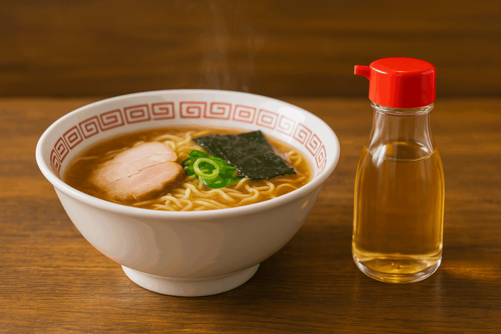 ラーメンと酢