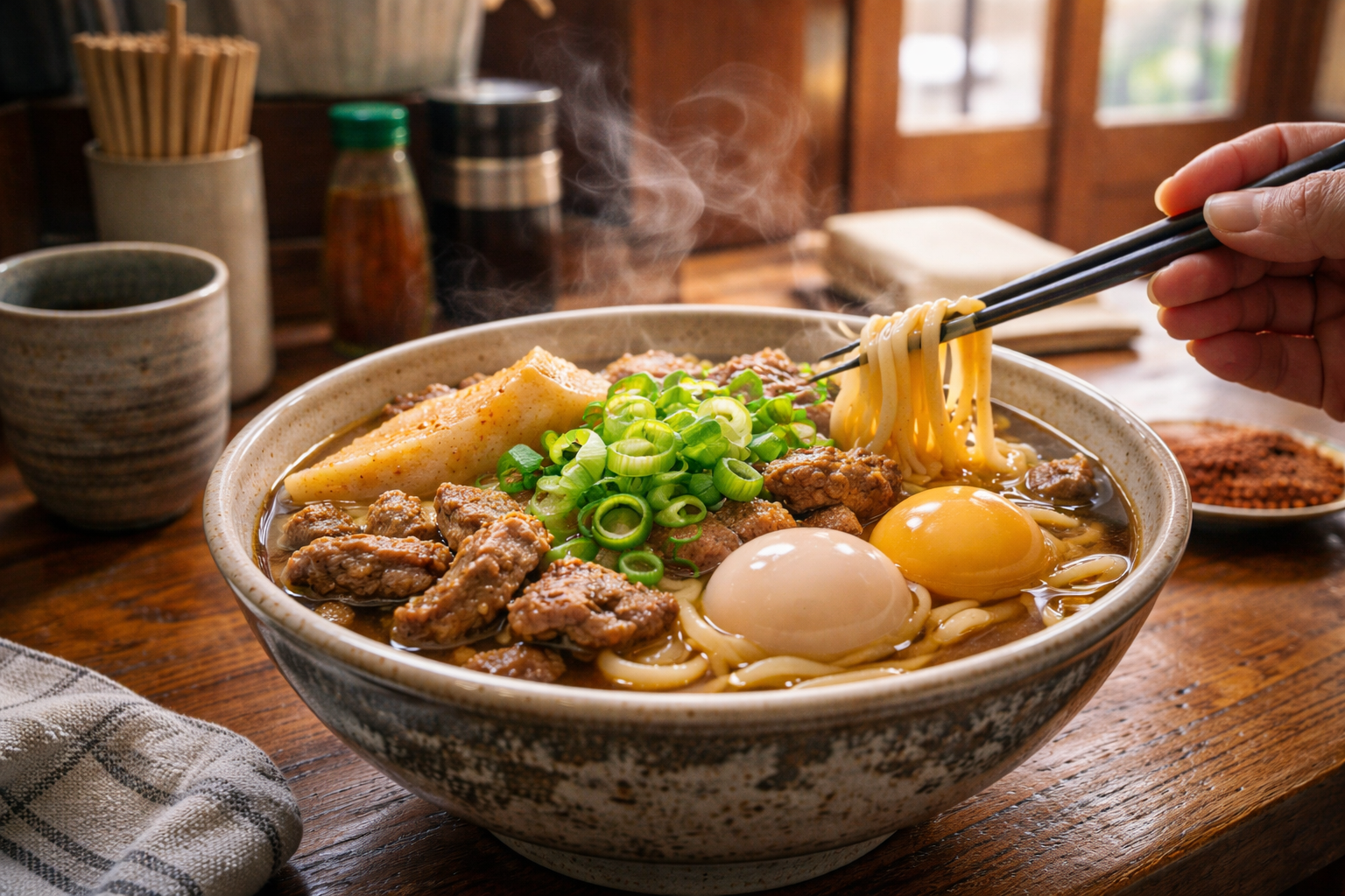 【山形県鶴岡市羽黒町】肉うどん専門店「笹川食堂」口コミ・評判・レビュー｜地元ブロガー ダイワCo.社長さんのリアル体験 アイキャッチ