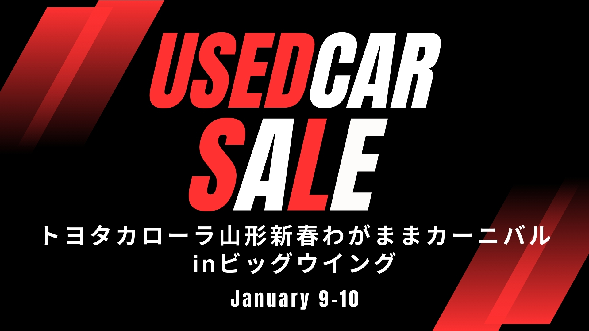 【1/10～イベント情報】山形市 新春わがままカーニバル in 山形ビッグウイング アイキャッチ