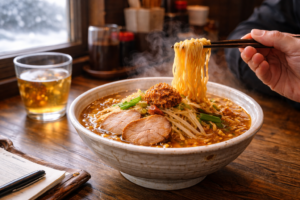 【庄内町余目】萬人のからし味噌ラーメンを実食｜地元ブロガーゆーぼーさんのリアルな口コミレビュー アイキャッチ