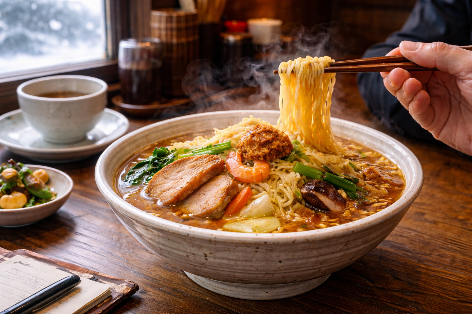 【山形市】第二公園 山長の口コミ・評判・レビュー｜老舗食堂で味わう五目ラーメンを地元ブロガーブルーレボリューションが実食 アイキャッチ