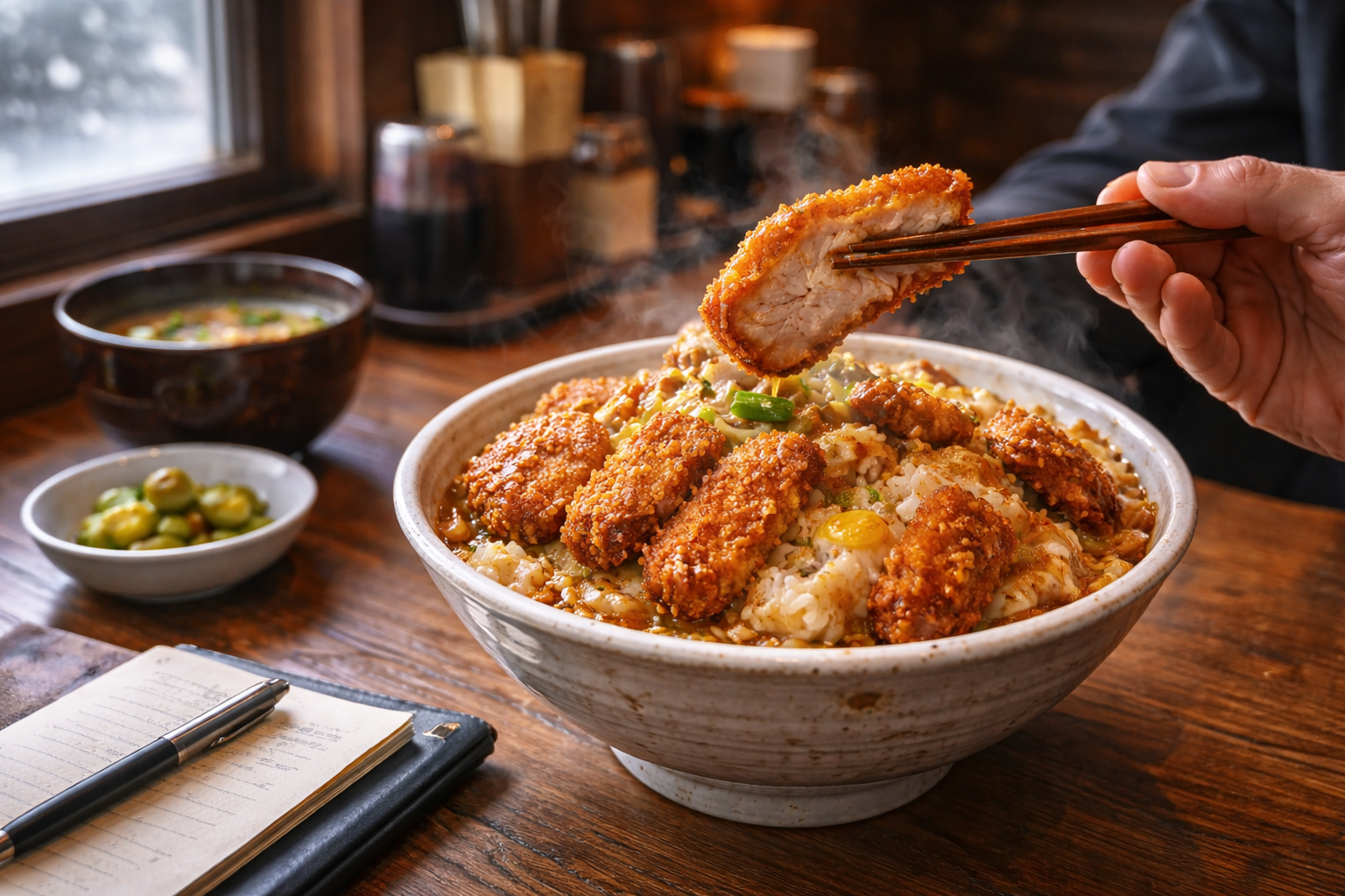 【山形県酒田市】食事処 いこいの口コミ・評判まとめ｜カツ丼が話題の定食屋を地元ブロガー余目人さんが正直レビュー アイキャッチ