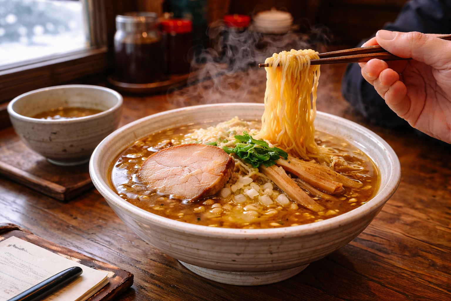 【天童市東芳賀】中華蕎麦 春馬の口コミ・評判・レビュー｜煮干し中華を実食した地元ブロガーゆーぼーさんの正直な感想 アイキャッチ