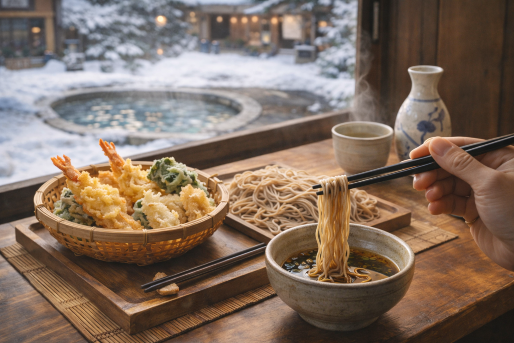 【山形県上山市】湯蕎庵 味津肥盧の口コミ・評判まとめ｜かみのやま温泉で味わう老舗蕎麦店を地元ブロガーブルーレボリューションさんがレビュー デスクトップ向け