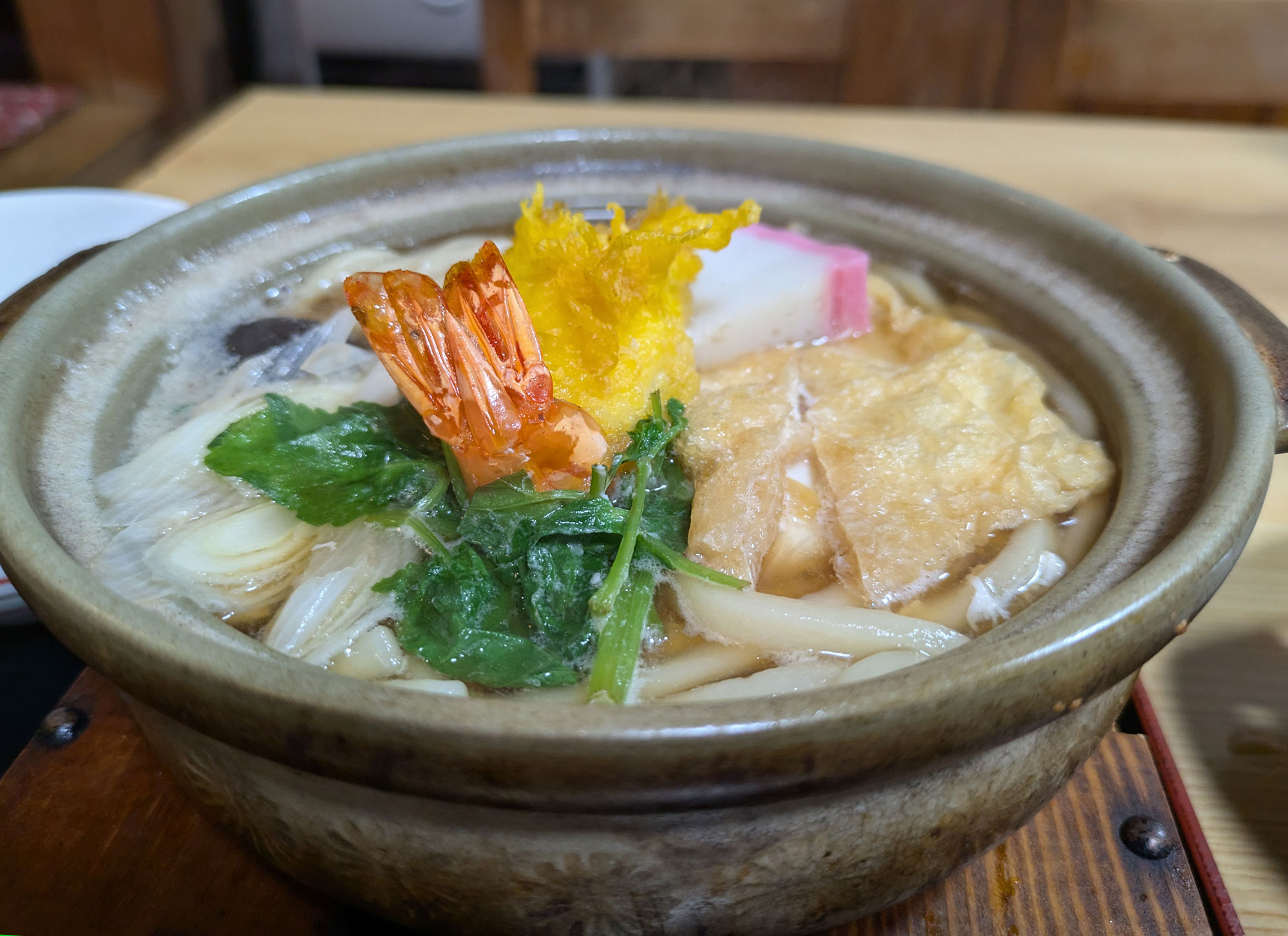 正平食堂鍋焼きうどん