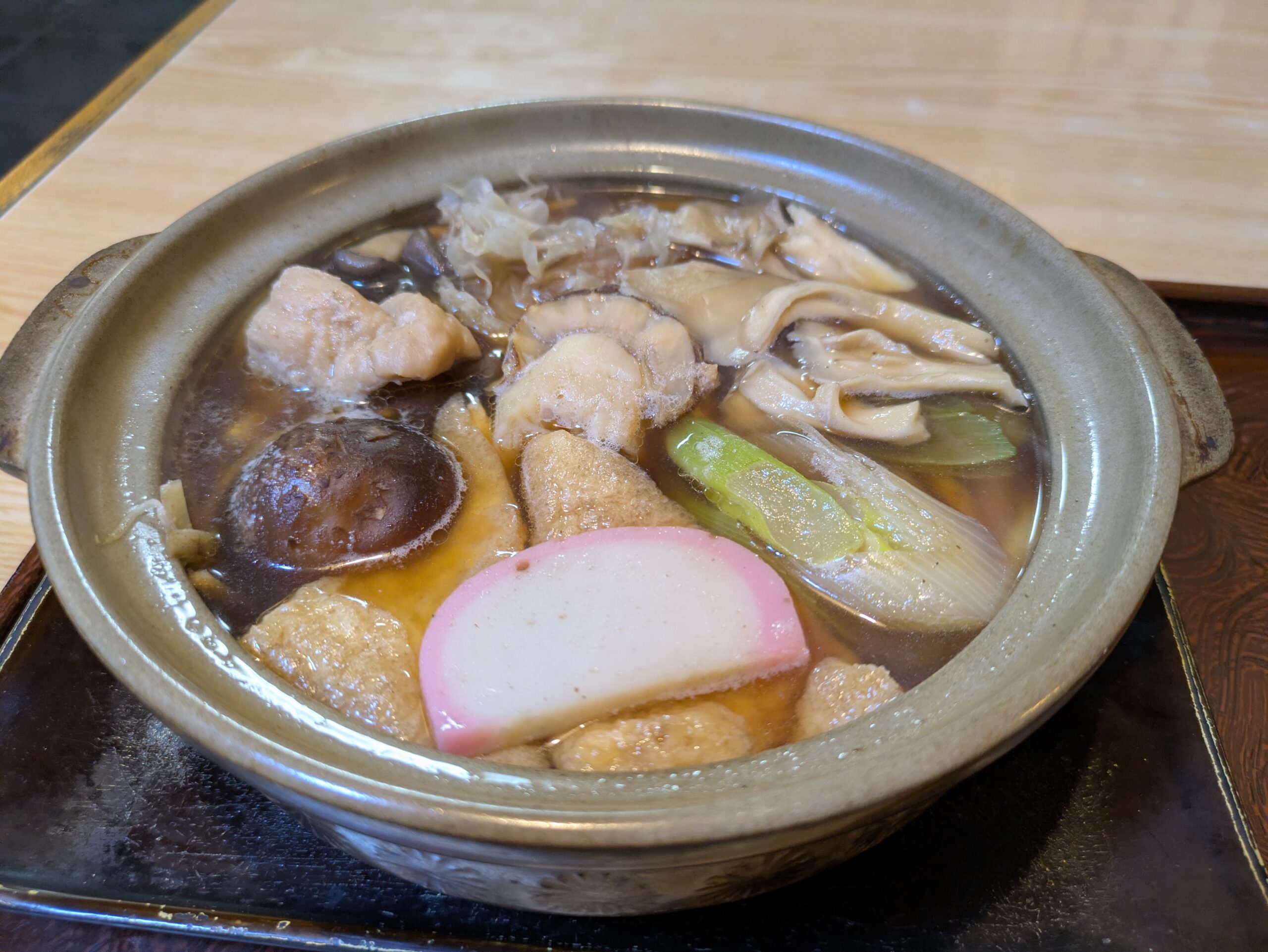 蕎麦処みねたの鍋焼きうどん