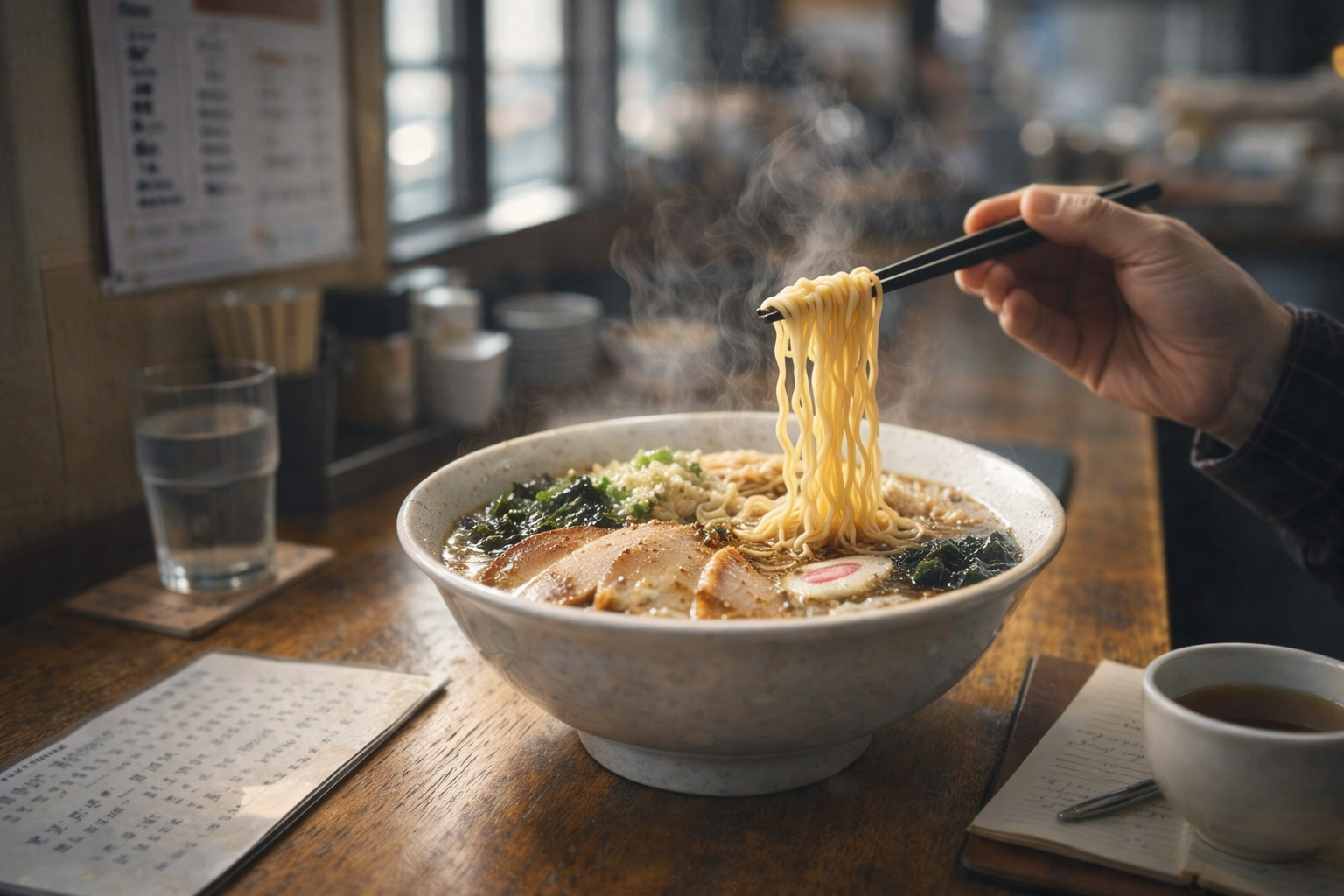 【山形県酒田市】つけ麺道 癒庵の口コミ・評判・レビュー｜背脂生姜醤油らーめんを実食した地元ブロガー余目人さんのリアル体験 アイキャッチ