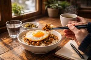 【山形県庄内町余目】台湾料理「Mon’s kitchen（モンズキッチン）」でルーローハン定食｜Mon’s kitchenの口コミ・評判・レビュー（地元ブロガーゆーぼーさんのリアル体験） アイキャッチ