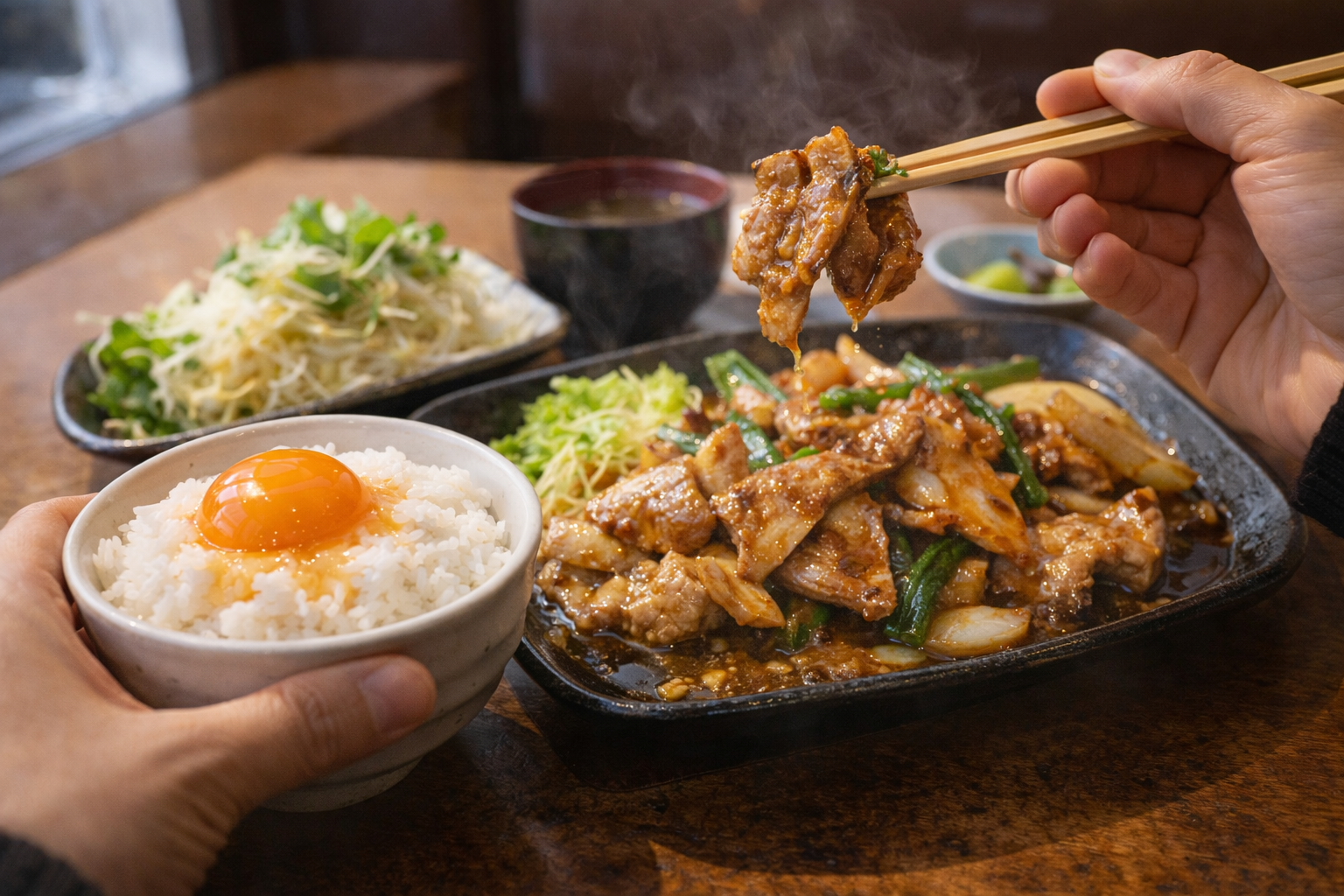 【山形・天童市】定食屋 王将の口コミ・評判・レビュー｜焼肉定食を実際に食べた地元ブロガーともみさんのリアル体験 アイキャッチ