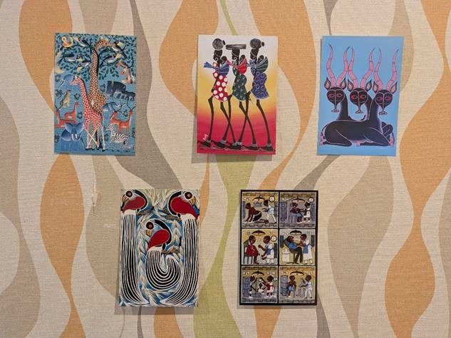 ティンガティンガ原画展_壁展示