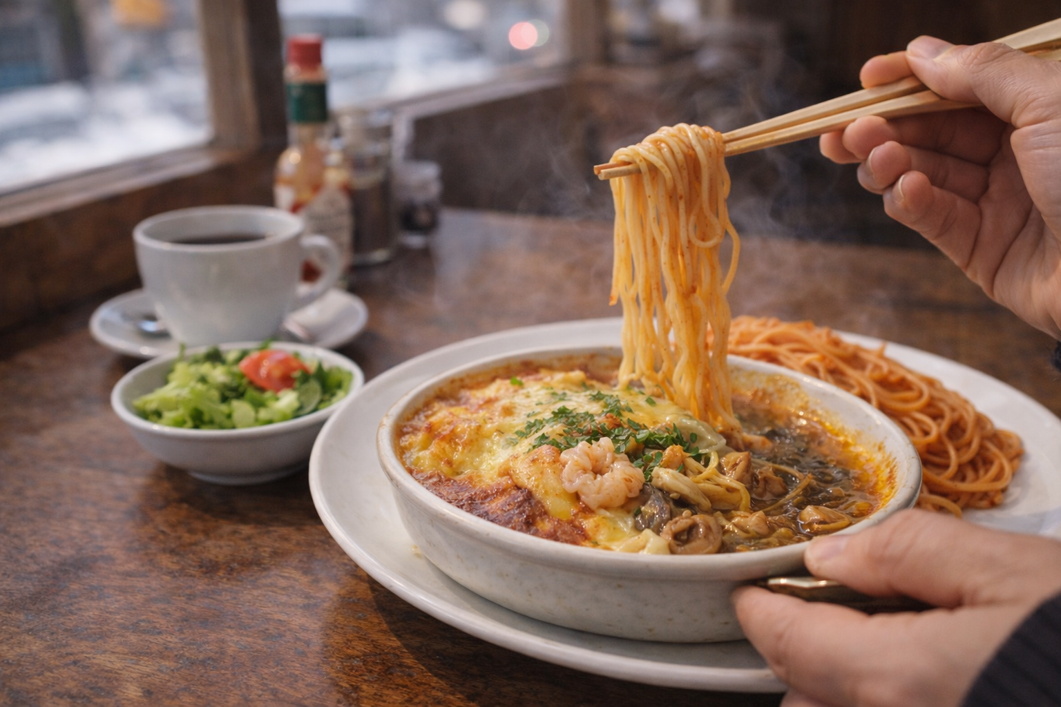 【山形県酒田市】カフェテラス ル・モンドの口コミ・評判・レビュー｜人気洋食店のドリアランチを地元ブロガー余目人さんが実食 アイキャッチ