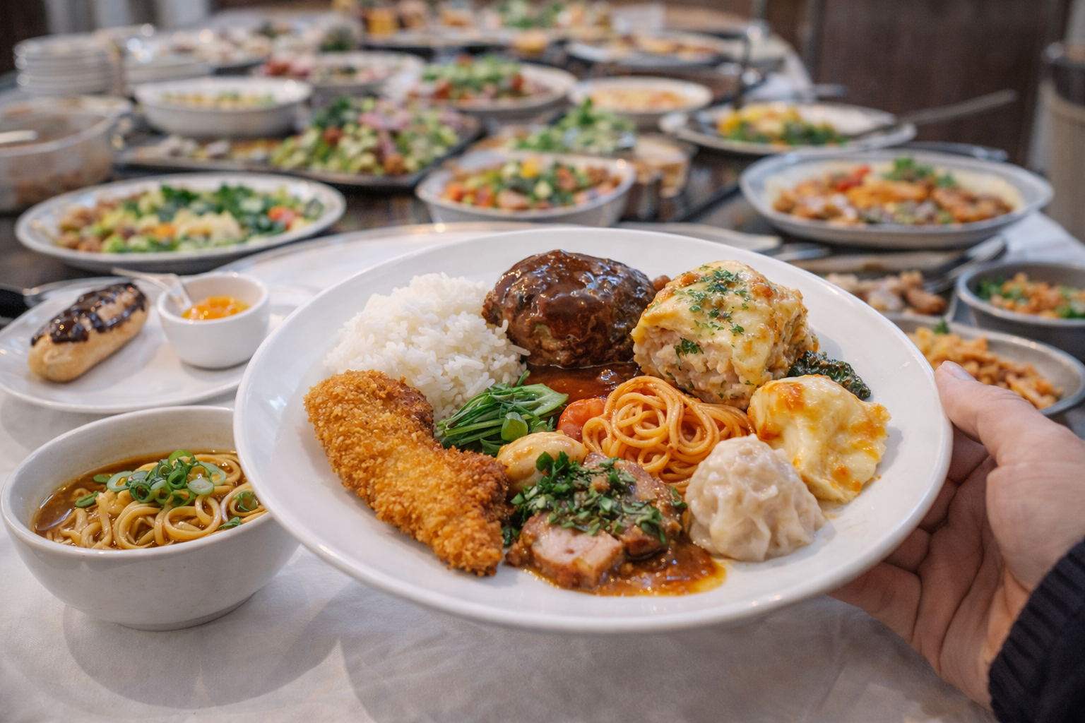 【山形市】山形グランドホテル ラ・セーヌの口コミ・評判・レビュー｜感謝祭プレミアムランチバイキングを地元ブロガー花屋のふーさんが実食 アイキャッチ