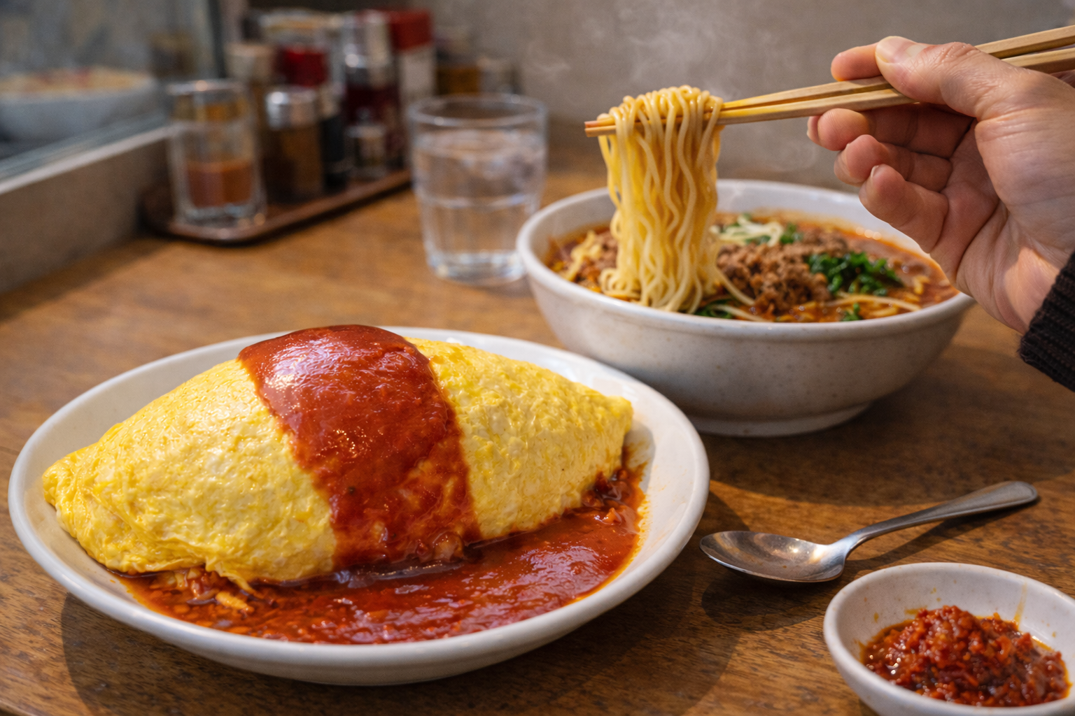 【山形県鶴岡市】食堂ますもとの口コミ・評判・レビュー｜地元ブロガーダイワCo.社長さんが体験したレトロなサンプルと“濃いめケチャップ”オムライスが刺さる店 アイキャッチ