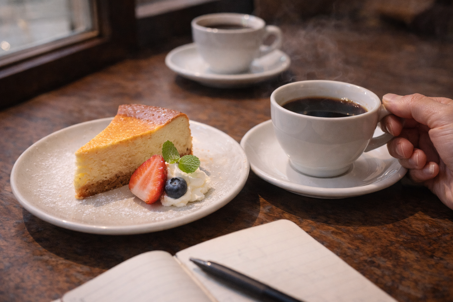 【山形県天童市】Home Made Cake & Coffee Bar Kuro caféの口コミ・評判・レビュー｜こだわりコーヒーと手作りケーキを地元ブロガーにゃんさんが体験 アイキャッチ