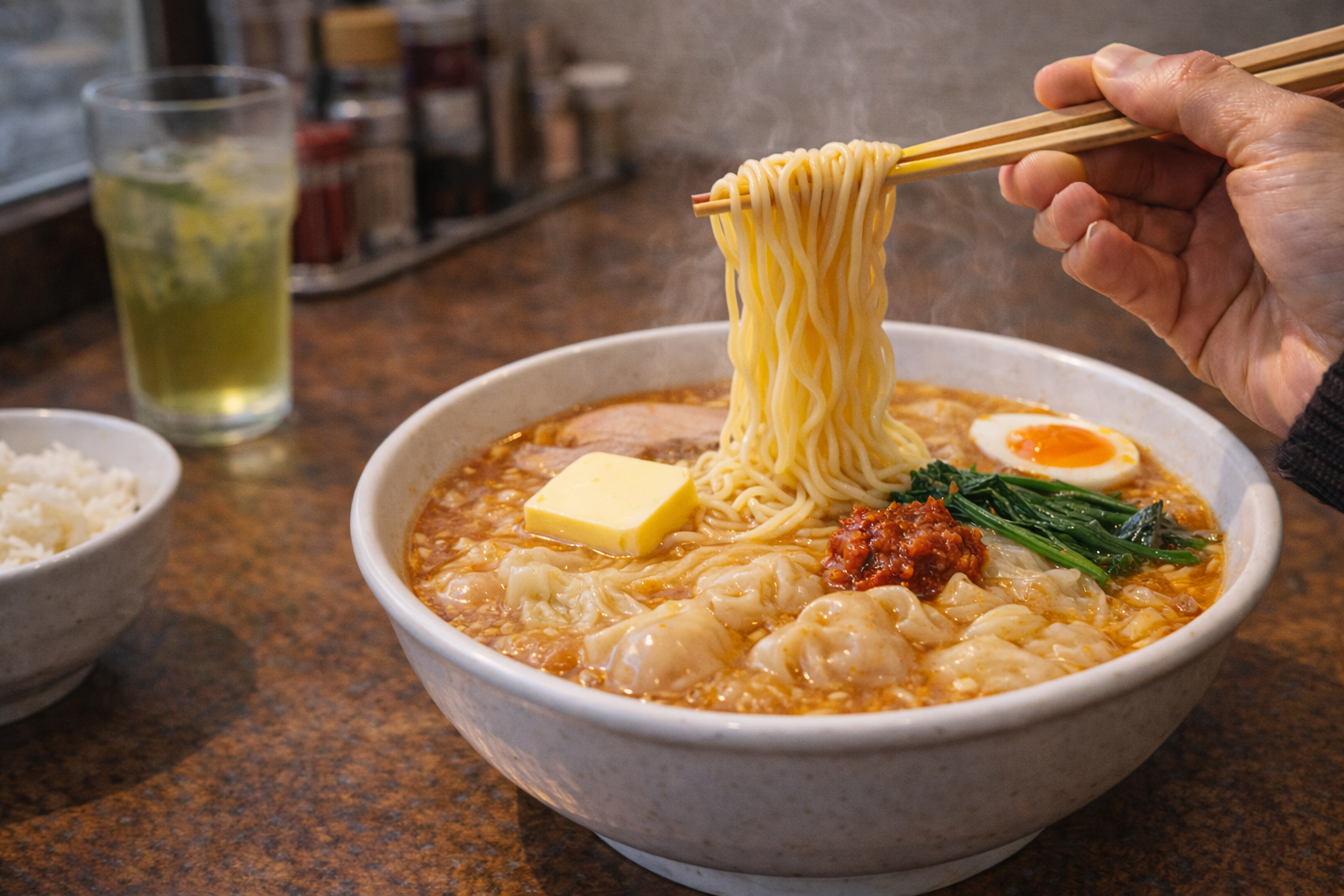 【山形県山形市】らーめん め組の口コミ・評判・レビュー｜みそわんたんめんを地元ブロガーむらさんが実食 アイキャッチ