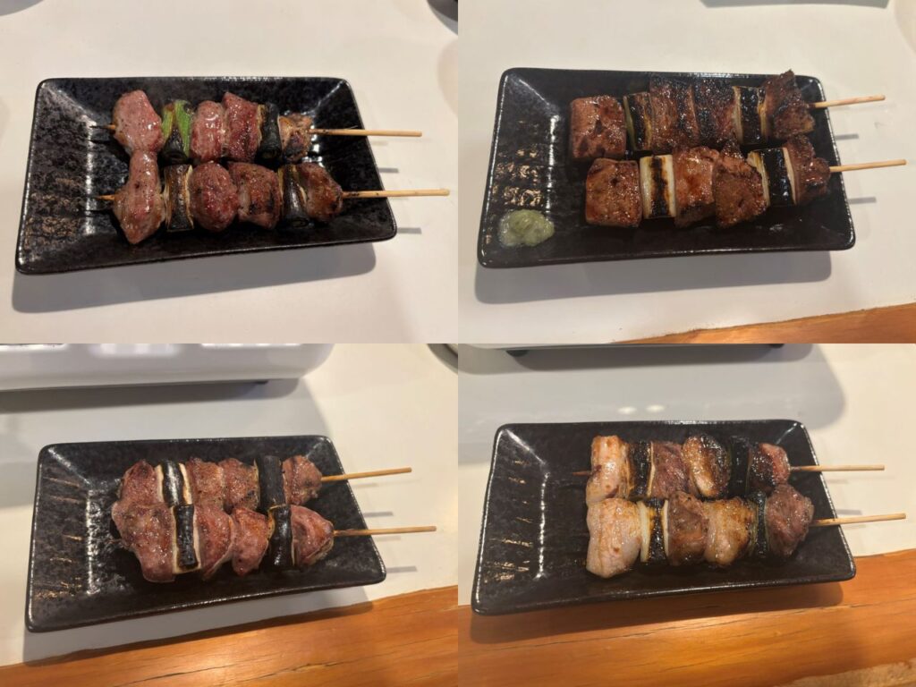 串焼き4種