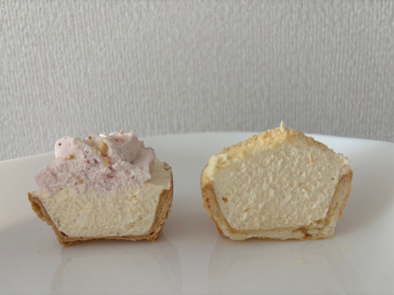 生パイの断面