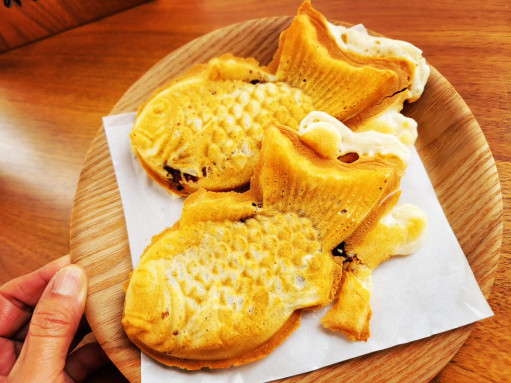 焼きあがったたい焼き