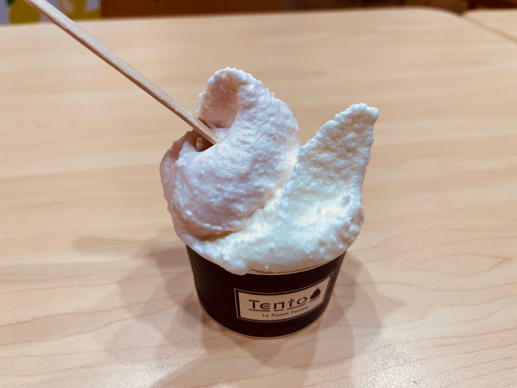 天童産ラ・フランスとさくらんぼのダブルジェラート