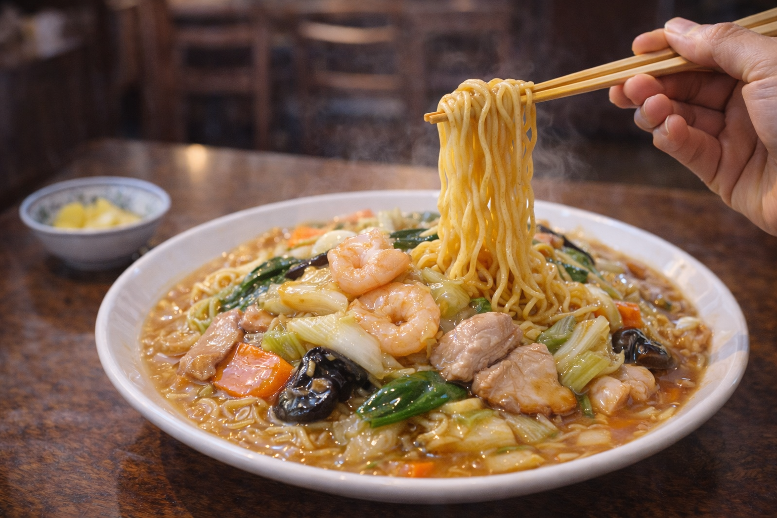 【庄内町余目】あじ彩の口コミ・評判・レビュー｜人気中華の五目焼きそばを地元ブロガーゆーぼーさんが実食 アイキャッチ