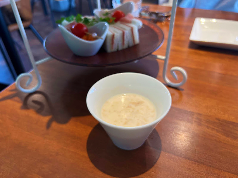 洋風白玉入りおしるこ