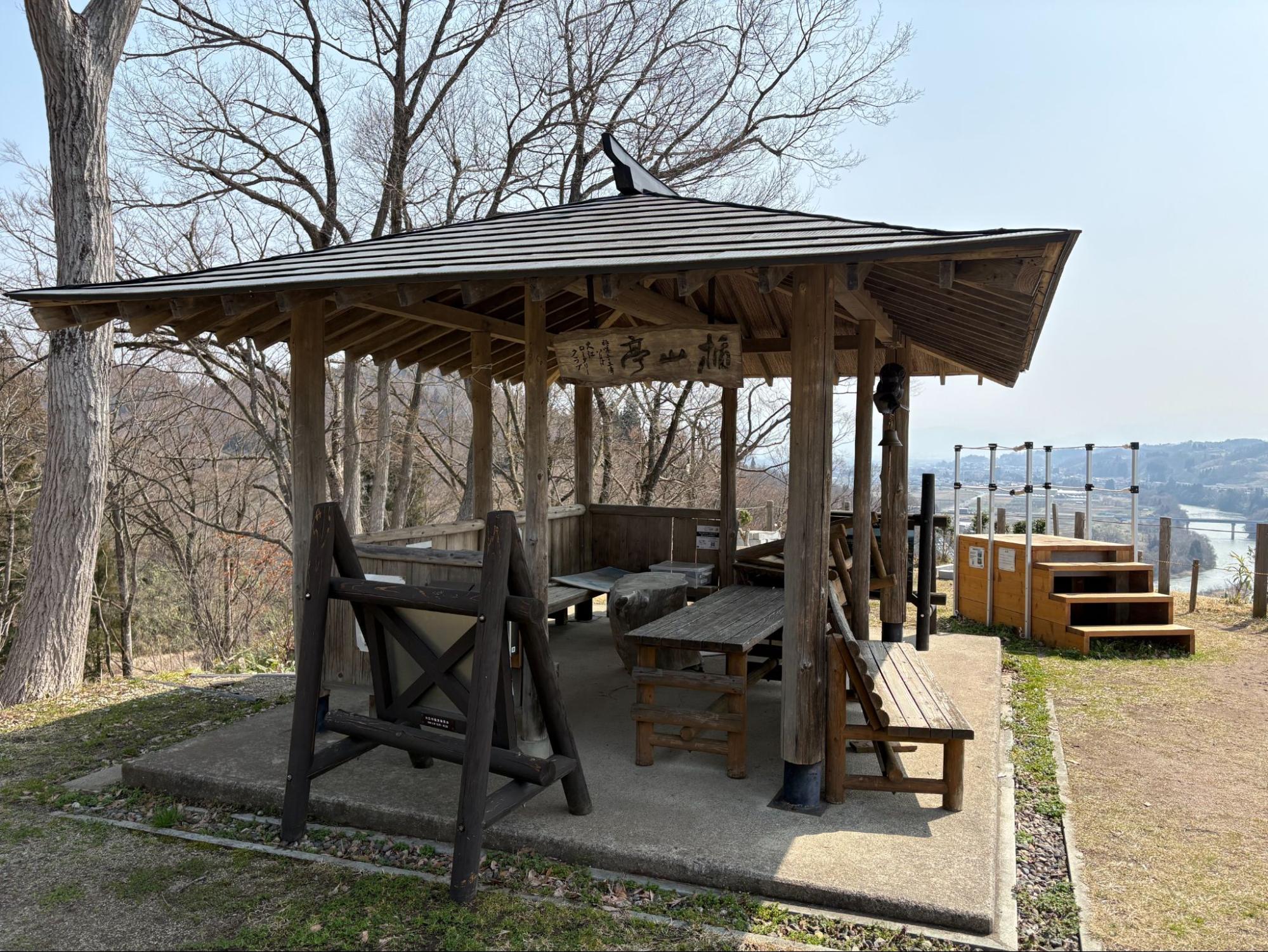 展望台の休憩所