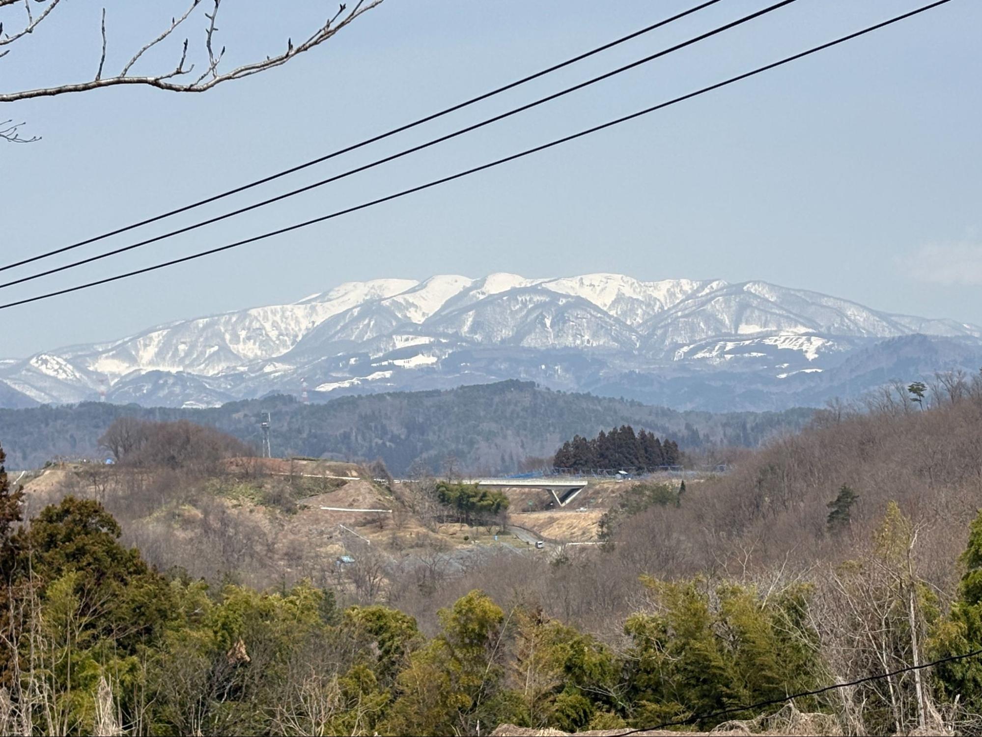 山頂から見える景色